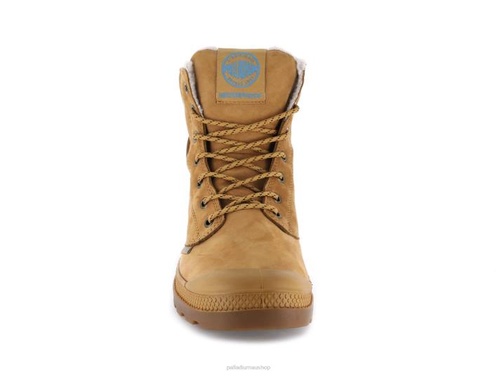 Unisex Palladium AMBER GOLD/GUM PAMPA SPORT CUFF WPS Boots BDR0113