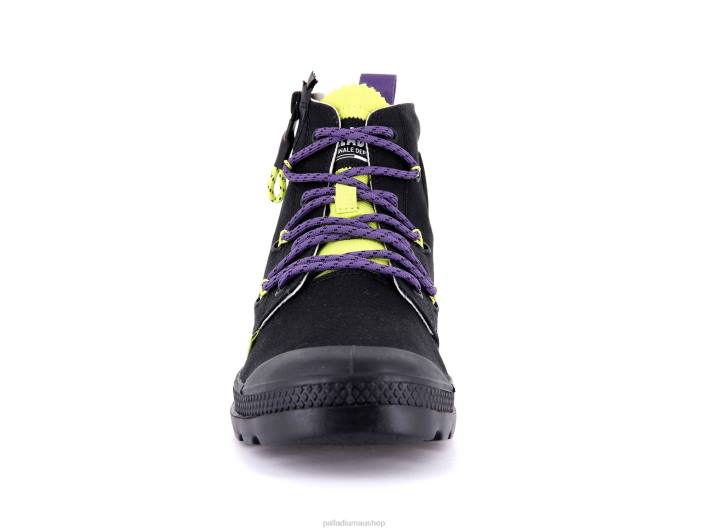Unisex Palladium BLACK/WILD LIME PAMPA LITE LACE IT Boots BDR041