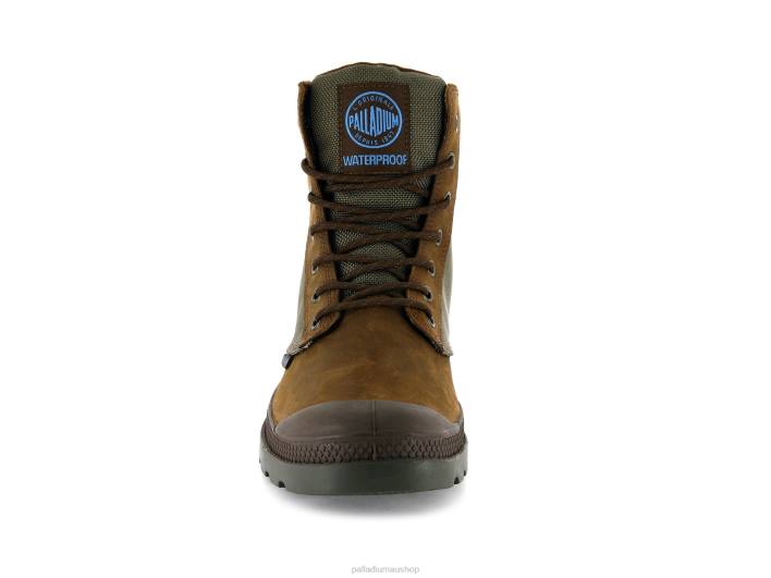 Unisex Palladium BRIDLE BROWN/MOON MIST PAMPA SPORT CUFF WPN Boots BDR0114