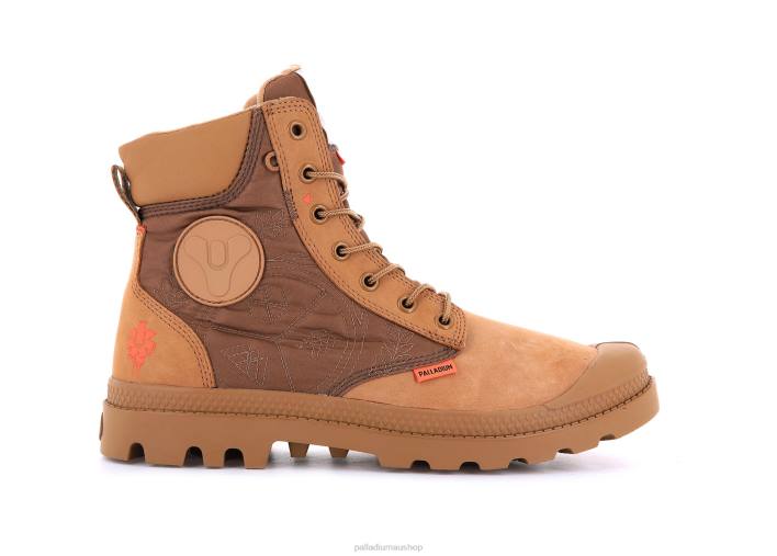 Unisex Palladium DEAR BROWN PAMPA X DESTINY WATERPROOF Boots BDR071
