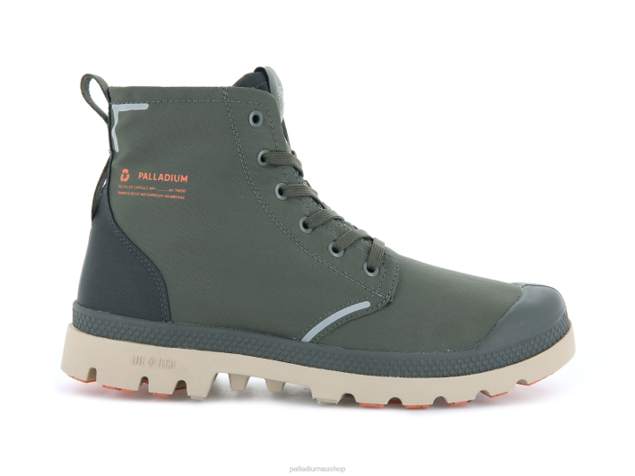 Unisex Palladium OLIVE NIGHT/BELUGA PAMPA LITEPLUS RECYCLE WPPLUS Boots BDR064