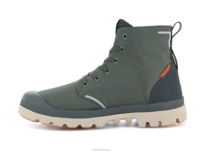 Unisex Palladium OLIVE NIGHT/BELUGA PAMPA LITEPLUS RECYCLE WPPLUS Boots BDR064