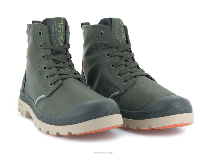 Unisex Palladium OLIVE NIGHT/BELUGA PAMPA LITEPLUS RECYCLE WPPLUS Boots BDR064