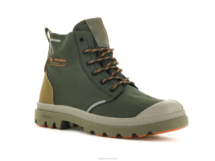 Unisex Palladium OLIVE NIGHT/BUTTERNUT PAMPA LITEPLUS RECYCLE WPPLUS Boots BDR043