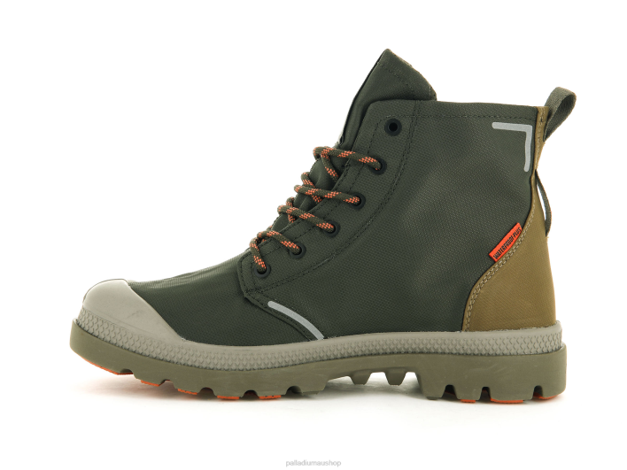 Unisex Palladium OLIVE NIGHT/BUTTERNUT PAMPA LITEPLUS RECYCLE WPPLUS Boots BDR043