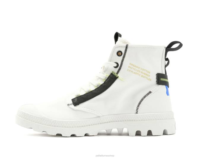 Unisex Palladium STAR WHITE/BLUE PAMPA HI RE-CRAFT Boots BDR03
