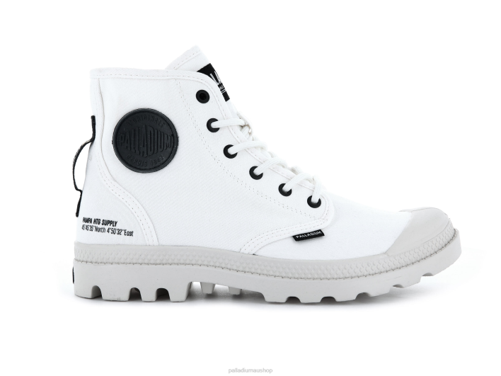 Unisex Palladium STAR WHITE PAMPA HI HTG SUPPLY Boots BDR068