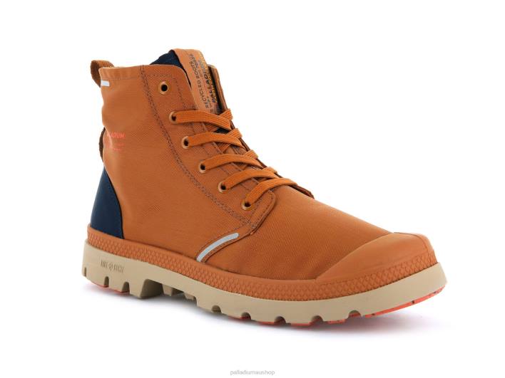 Unisex Palladium TAN/MOOD INDIGO PAMPA LITEPLUS RECYCLE WPPLUS Boots BDR063