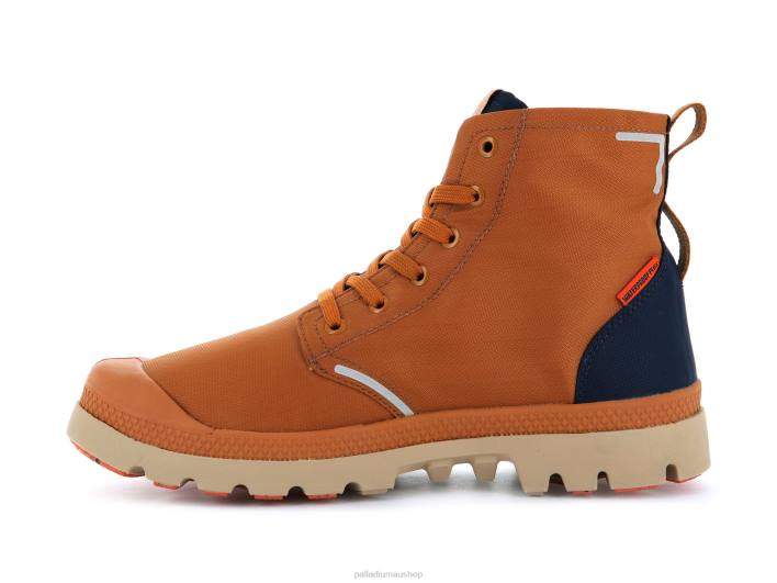 Unisex Palladium TAN/MOOD INDIGO PAMPA LITEPLUS RECYCLE WPPLUS Boots BDR063