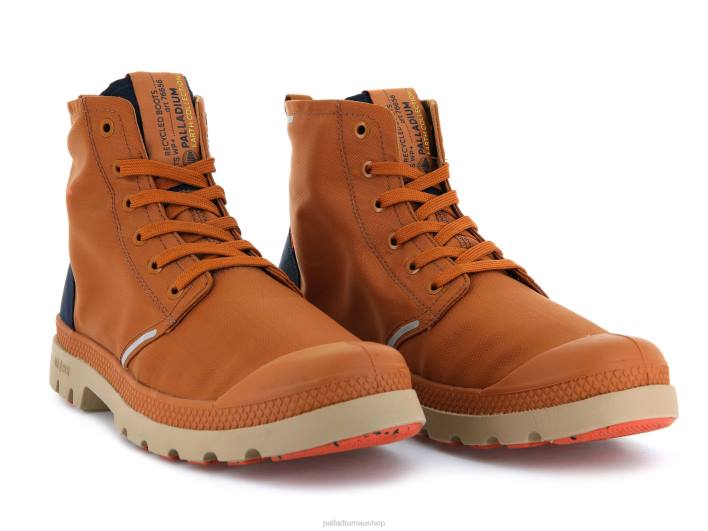 Unisex Palladium TAN/MOOD INDIGO PAMPA LITEPLUS RECYCLE WPPLUS Boots BDR063