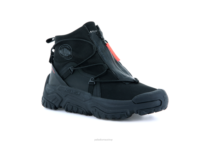Unisex Palladium BLACK OFF-GRID HI ZIP WATERPROOF PLUS Shoes BDR0180