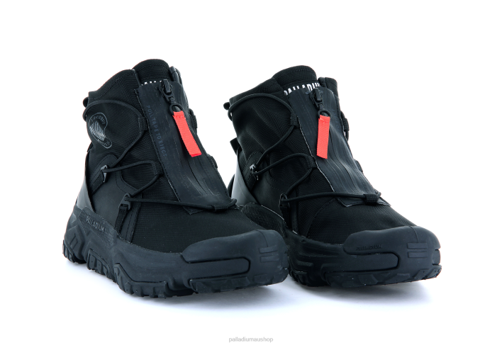 Unisex Palladium BLACK OFF-GRID HI ZIP WATERPROOF PLUS Shoes BDR0180