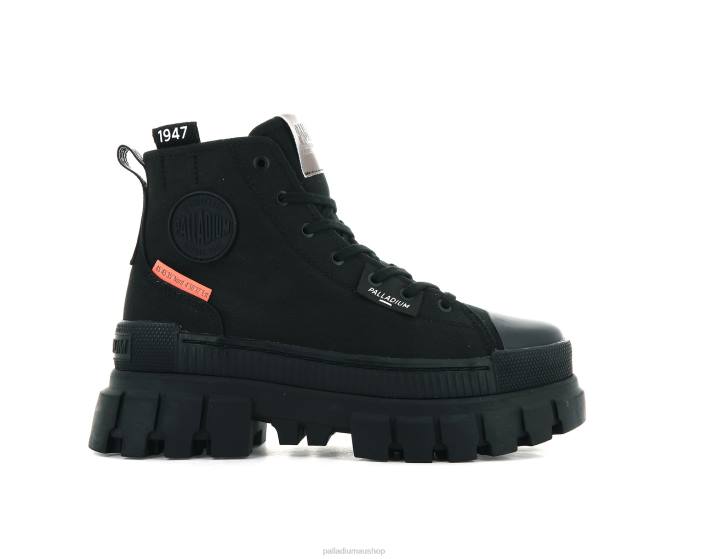 Women Palladium BLACK REVOLT HI TX Boots BDR0248